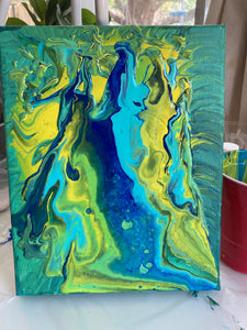 First Attempt At Paint Pouring